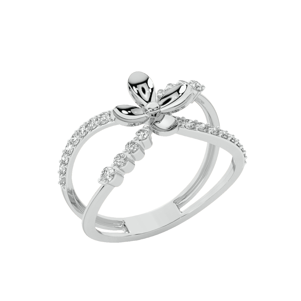 Phineas Diamond Stackable Ring
